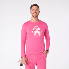 F Cancer Ribbon Long-Sleeve Underscrub