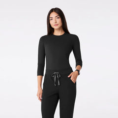 Palmer Ribbed ¾ Sleeve Underscrub