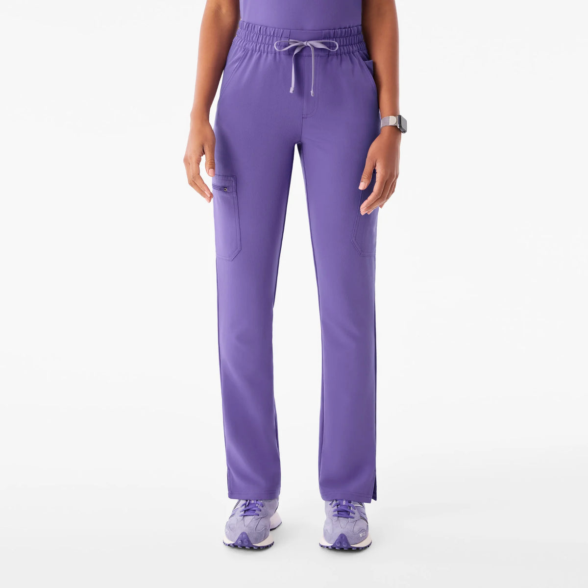 Dowa High-Rise Straight-Leg Scrub Pant