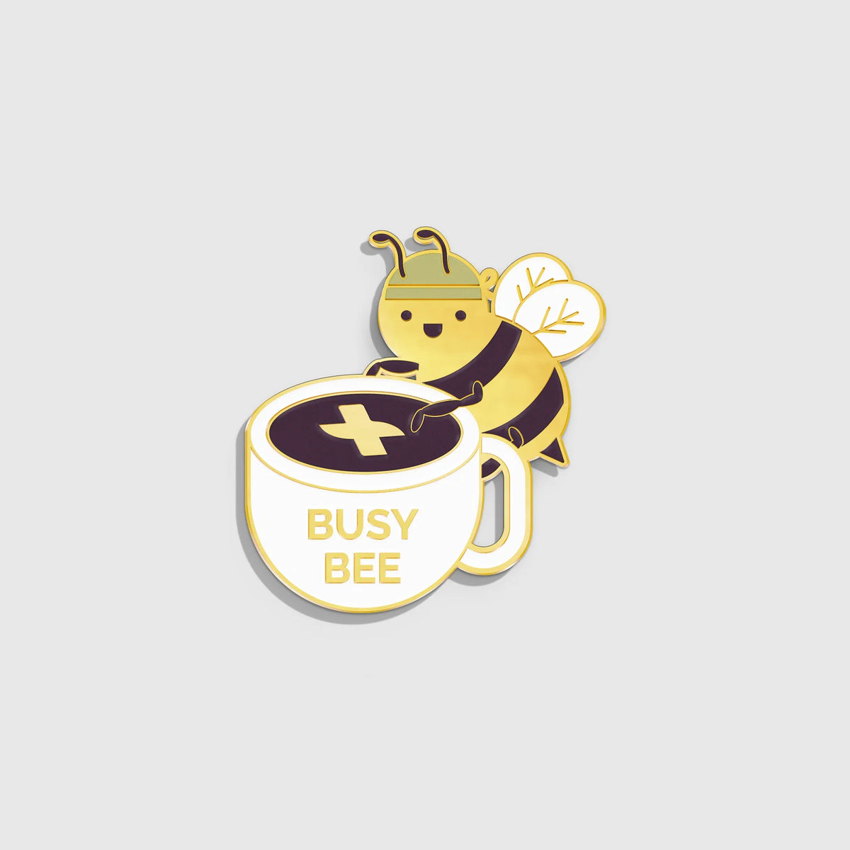 FIGS | V Coterie Busy Bee Enamel Pin