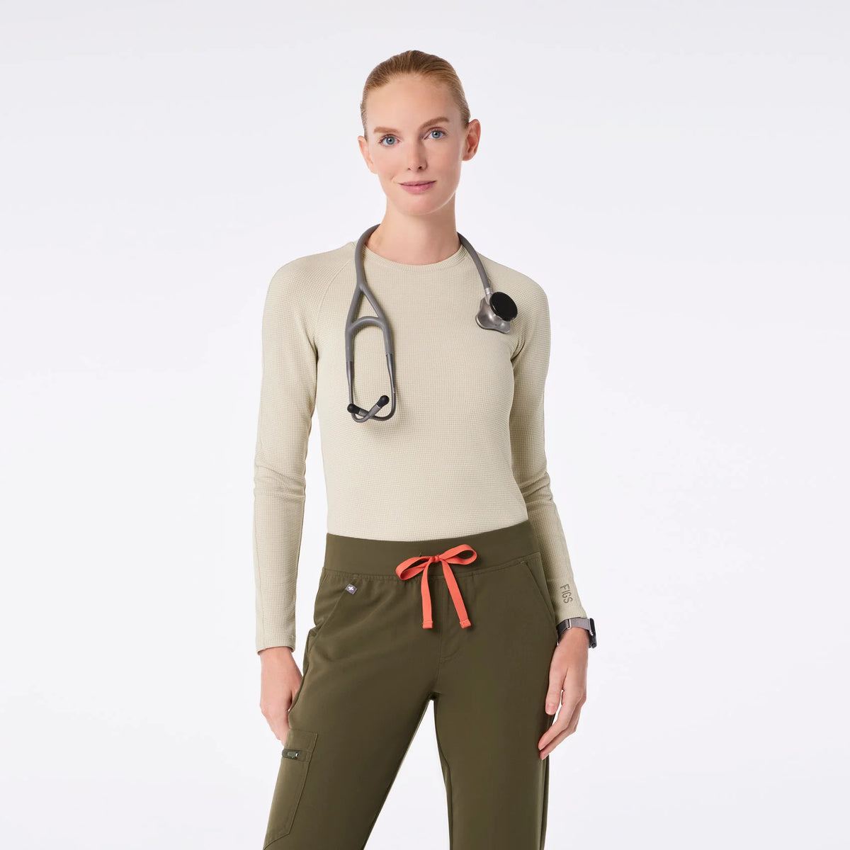 Waffle Long-Sleeve Underscrub