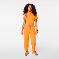 Giuliana High-Rise Barrel-Leg Scrub Pant